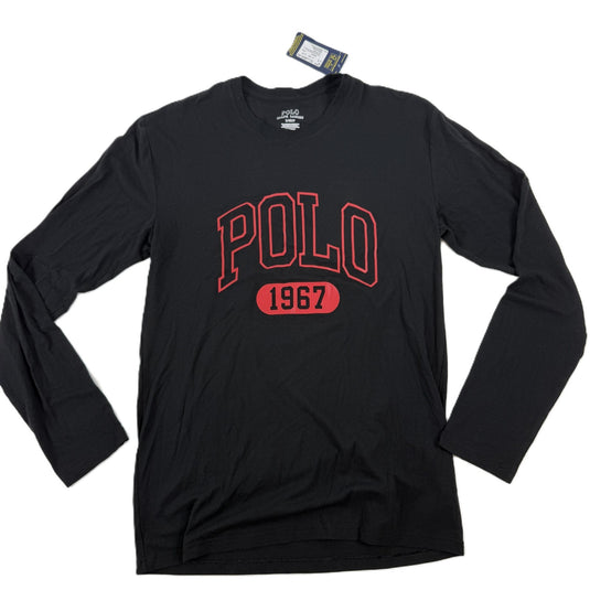 Translation missing: en.Polo Ralph Lauren Pajama Tee Size Small Black Cotton Modal Spandex Crew Neck