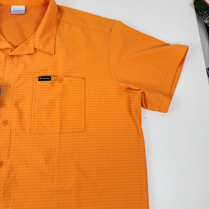 Translation missing: en.Columbia Men's Utilizer Short Sleeve Camp Shirt - Koi Orange-2XL