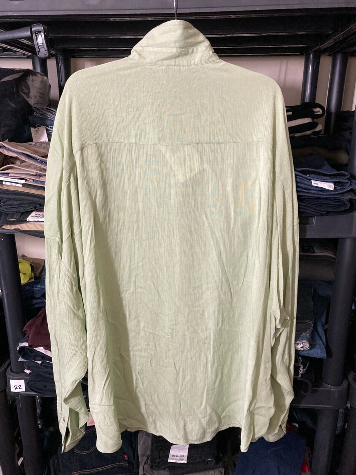 Translation missing: en.Barena Venezia SRL Overshirt in solid Sage Green-Size 3XL