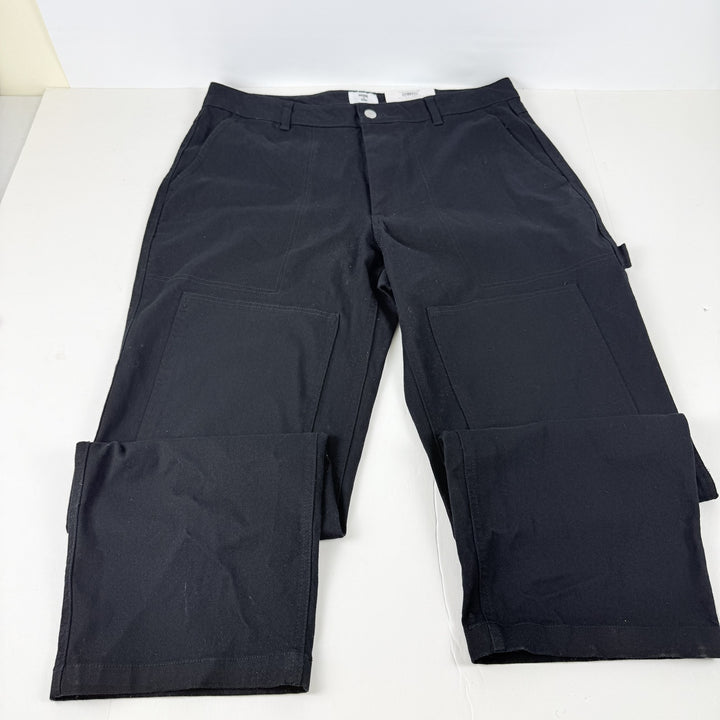 Translation missing: en.Mode of One Men's Twill Utility Pants 34X31 Deep Black Relaxed Stretch Fit