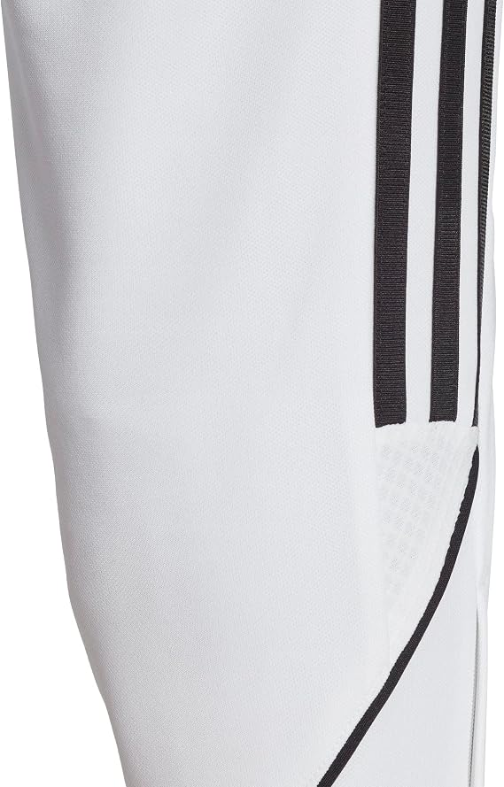 Translation missing: en.adidas Men's Tiro 23 Soccer Pants Regular Fit Tapered Leg- White/Black-2XL