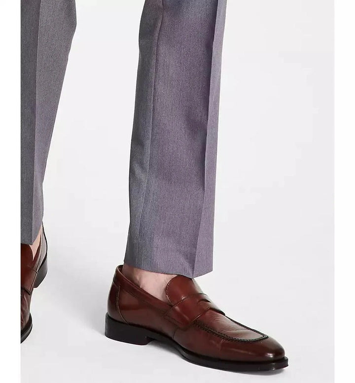 Translation missing: en.DKNY Dario Dress Pants Men's 38x32 Grey Modern-Fit Solid Stretch Flat Front