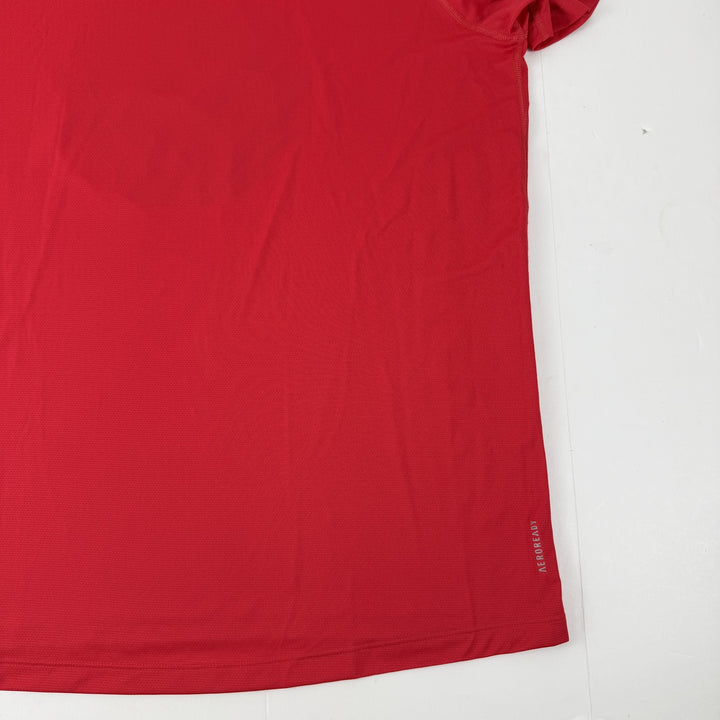 Translation missing: en.Adidas Peat Running Carrera Training Graphic Peachtree Logo T-Shirt Ruby Red-XL