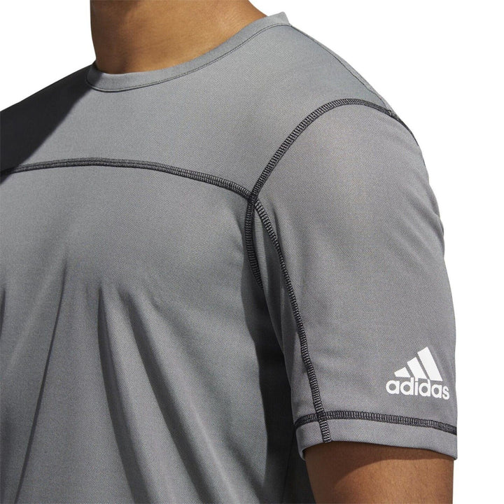 Translation missing: en.adidas Men's PrimeBlue Run For the Oceans T-Shirt Silver GM0471-Small