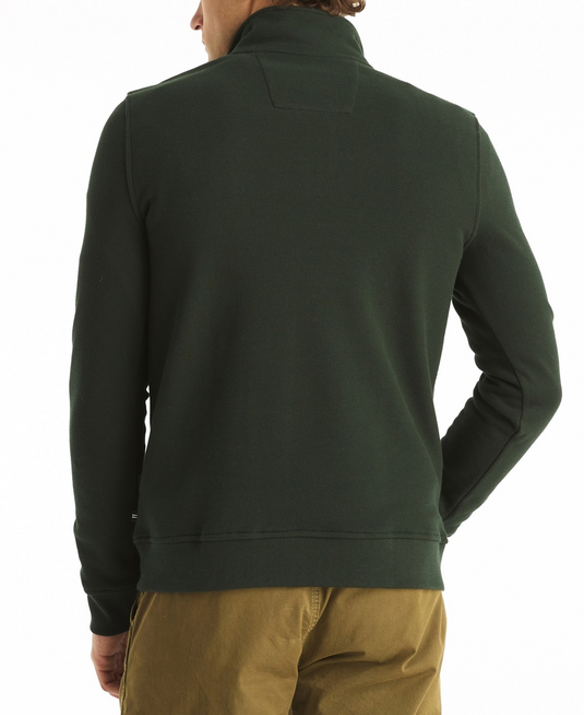 Translation missing: en.Nautica Men's Fleece Quarter-Zip Sweatshirt Kelp Seas Green Pique Fleece-2XL