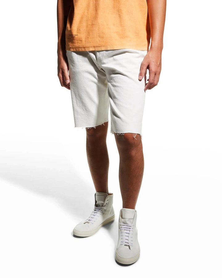 Translation missing: en.FRAME Lhomme Men's Relaxed Denim Shorts in Au Natural Grind- Size 30