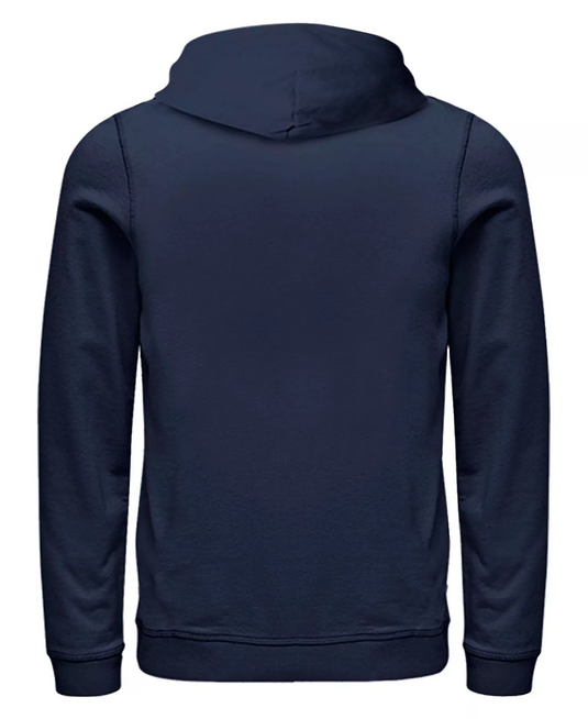 Translation missing: en.Zuni Men's Lost Gods Outdoor Lines Waves Pull Over Hoodie Navy Blue - Small
