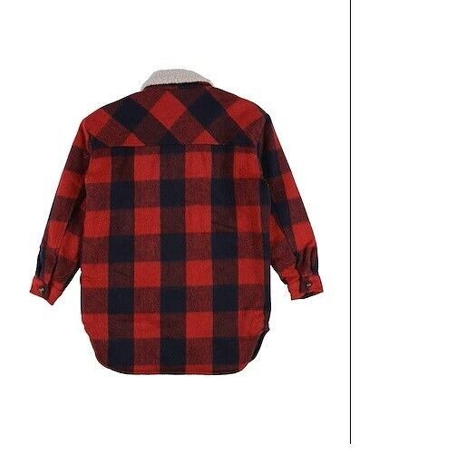Translation missing: en.Hedge Men's Sherpa Lined Plaid 25V9 Woven Jacket Red Plaid- Size XL