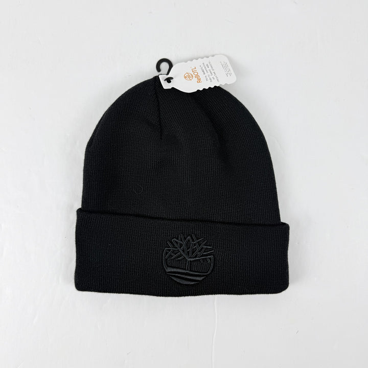 Translation missing: en.Timberland Men's Tonal 3D Embroidery Beanie - Black-One Size