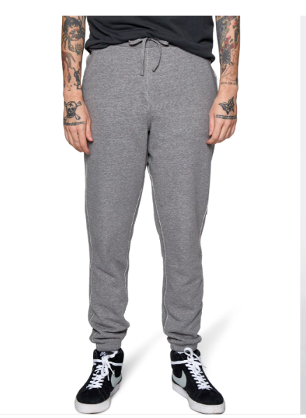 Translation missing: en.Spiritual Gangster Men's Revive Joggers in Heather Grey-Size Small