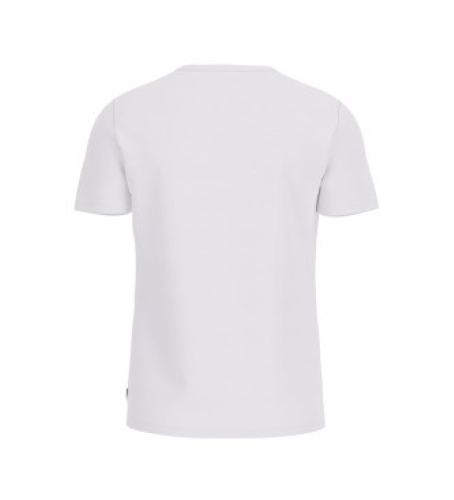 Translation missing: en.Guess Men's T-Shirt Size 2XL Pure White Slim-Fit Embossed Velvet Logo Graphic