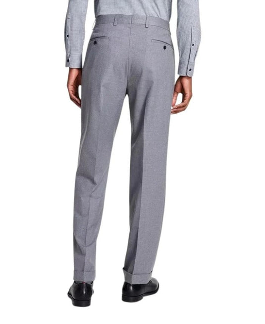 Translation missing: en.Michael Kors Men's Marina Pleated Solid Classic Fit Dress Pants Gray-38x30
