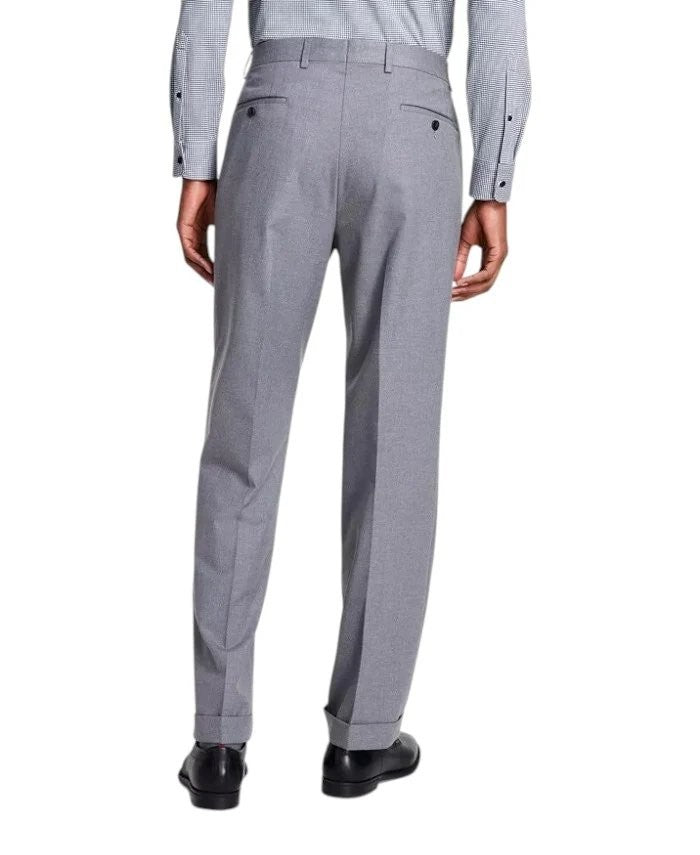 Translation missing: en.Michael Kors Men's Marina Pleated Solid Classic Fit Dress Pants Gray-38x30