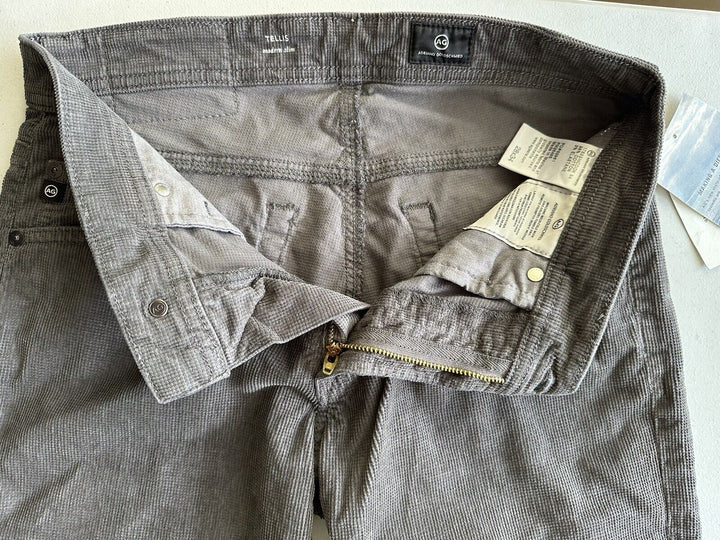 Translation missing: en.AG Tellis Men's Modern Slim Fit Corduroy Jeans in Dark Rock Grey-28/34