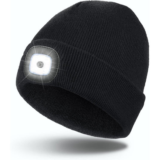 Translation missing: en.Adventure Men's Led Cuffed Beanie - Black-O/S