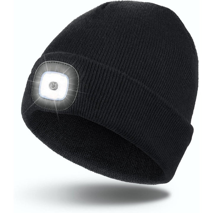 Translation missing: en.Adventure Men's Led Cuffed Beanie - Black-O/S