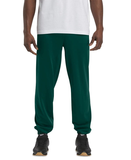 Translation missing: en.Reebok Identity Soft Fleece Joggers College Green Size Small Elastic Cuff Mens