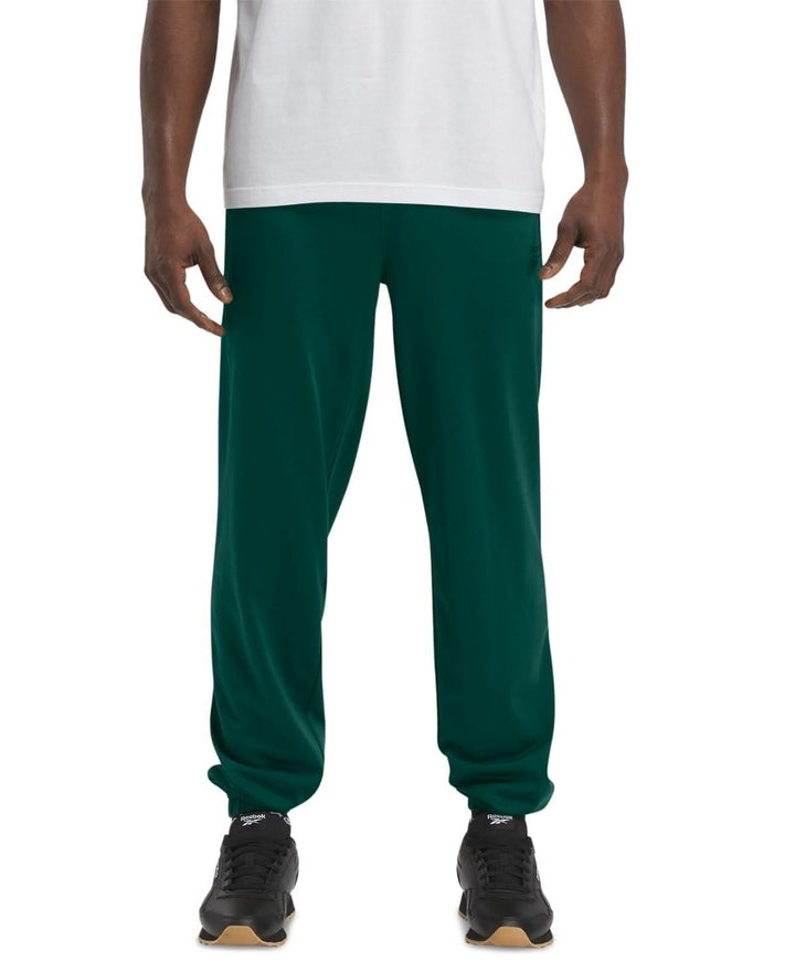 Translation missing: en.Reebok Identity Soft Fleece Joggers College Green Size Small Elastic Cuff Mens