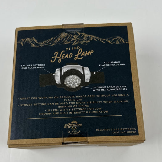 Translation missing: en.Adventure Men's LED Head Light - Black