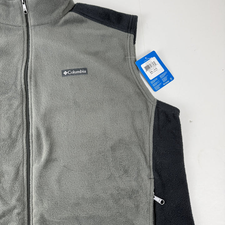 Translation missing: en.Columbia Men's Steens Mountain Fleece Vest - Grill Grey &amp; Black-Size 2XL
