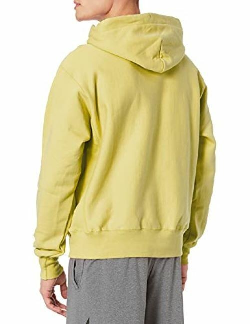 Translation missing: en.Champion Men's Relax-Fit Reverse Weave Logo Hoodie Lemon Glacier-Large