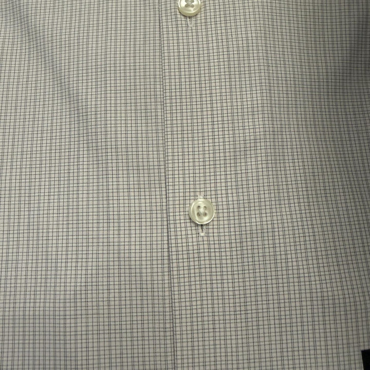 Translation missing: en.Calvin Klein Steel Dress Shirt 14.5 32/33 Pink Multi Men Stretch Slim Fit Check
