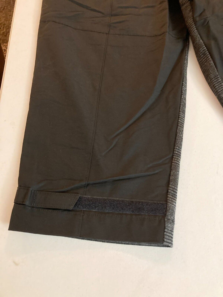 Translation missing: en.ZUCCa 7 GROSGRAIN COMBINATION Drop Crotch Cropped Pleated Trousers Grey-Medium