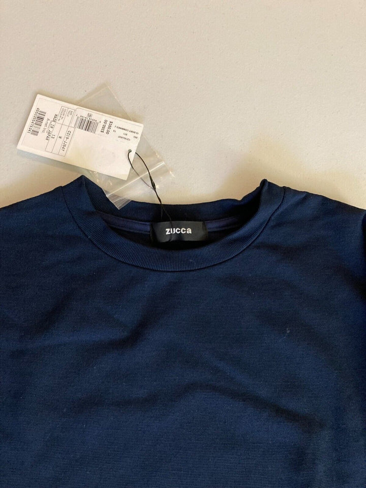 Translation missing: en.ZUCCa Men's 13 SHIRT COMBINED J Shirt Sweater Navy-Medium