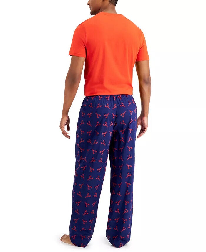 Translation missing: en.Club Room Men's Lot of 2 Sleep Tee-Shirts in Red and Blue-Size Small