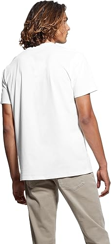 Translation missing: en.Guess Men's Short Sleeve Tiger Graphic Crewneck T-Shirt Salt White-Medium