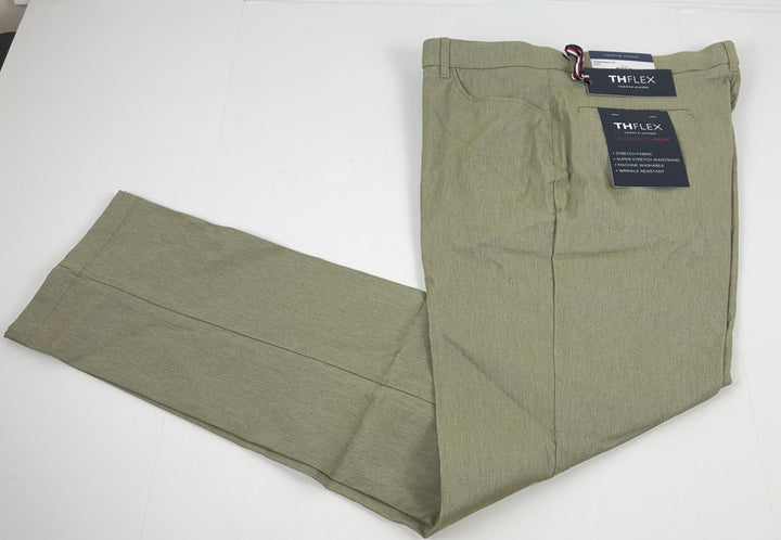 Translation missing: en.Tommy Hilfiger Twill Pants Men's 36x34 Olive Modern-Fit Stretch Fabric Waistband