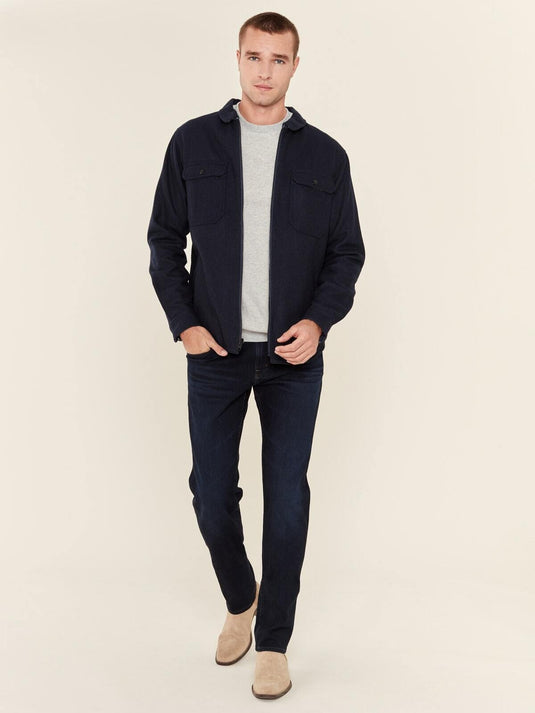 Translation missing: en.Banks Journal Jack Reversible Lumber Shirt Jacket Dirty Denim-Size Small