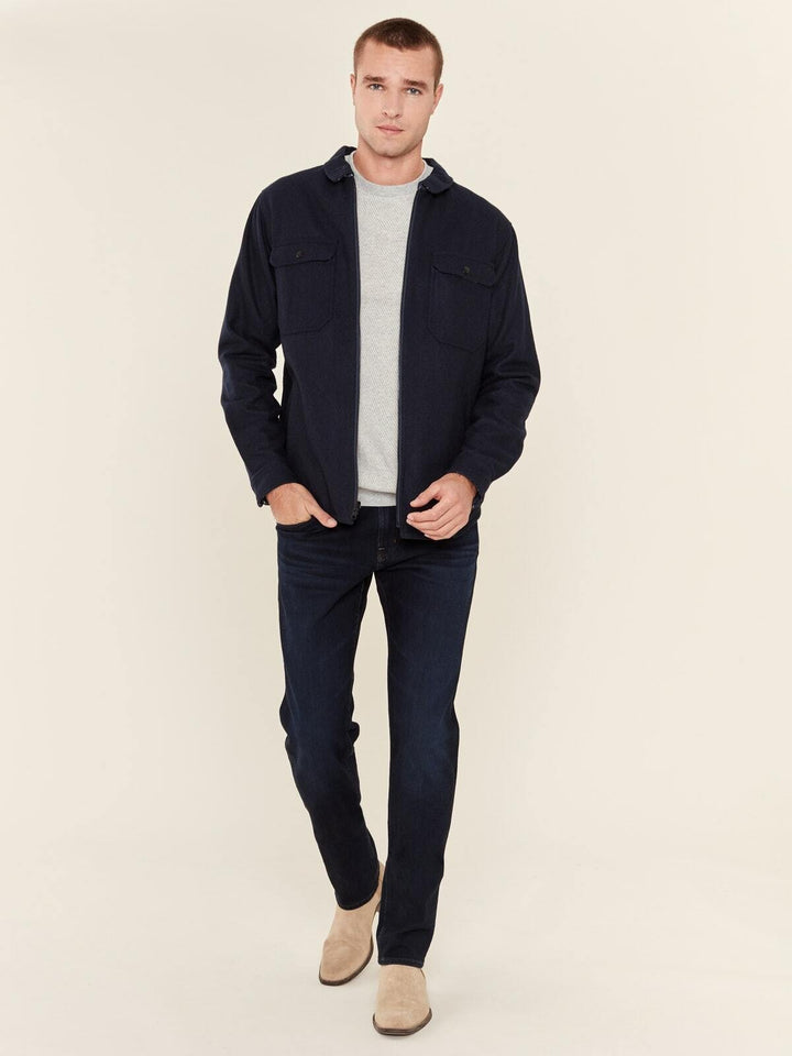 Translation missing: en.Banks Journal Jack Reversible Lumber Shirt Jacket Dirty Denim-Size Small