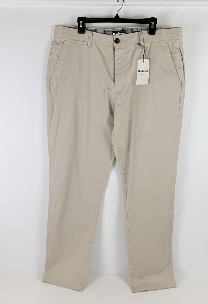 Translation missing: en.Barbour Men's Tailored-Fit Lightweight Stretch Chino Pants Beige-40x32