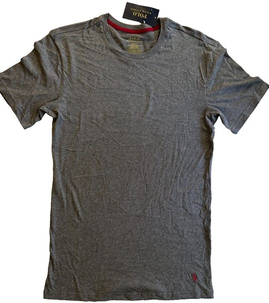 Translation missing: en.Polo Ralph Lauren Men's Cotton Crewneck Sleep Undershirt in Charcoal-Small