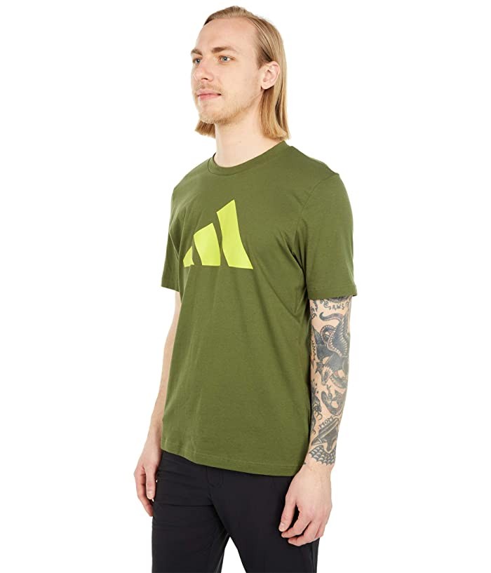 Translation missing: en.Adidas Men's Sportswear Future Icons Logo T-Shirt Wild Pine Green-Small