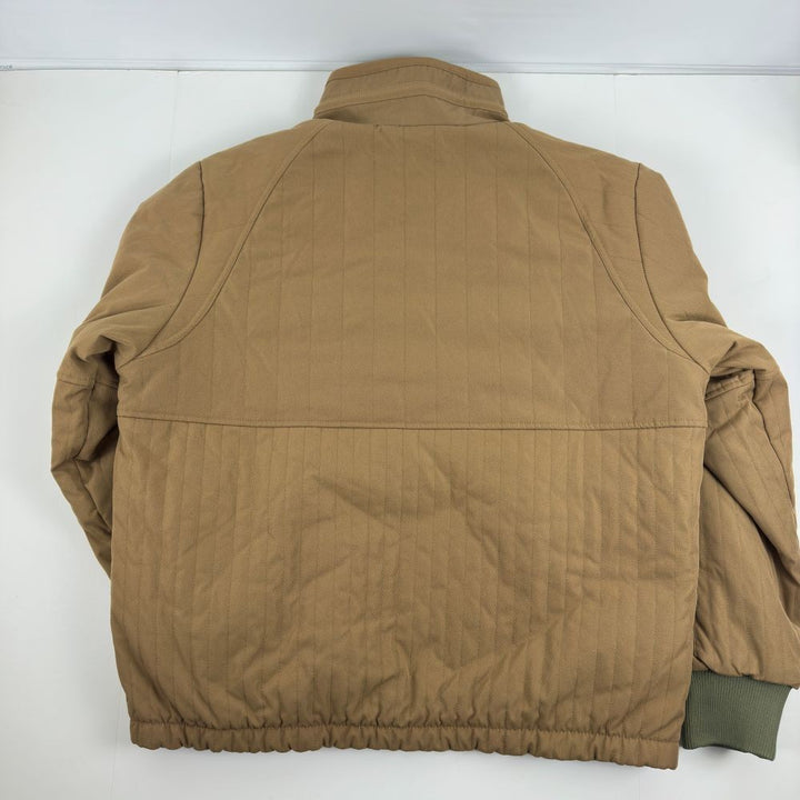 Translation missing: en.Bass Outdoor Men's Premium Quilted Bomber Jacket - Ermine Brown-2XL