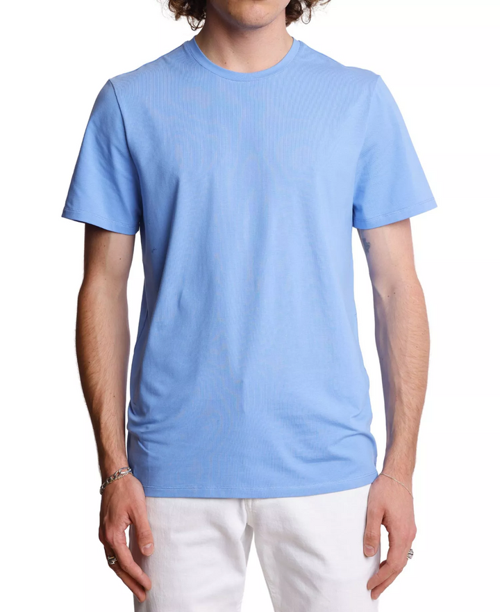 Translation missing: en.Paisley &amp; Gray Mens Lucas Slim Fit Short Sleeve Crewneck T-Shirt Easy Blue-Small