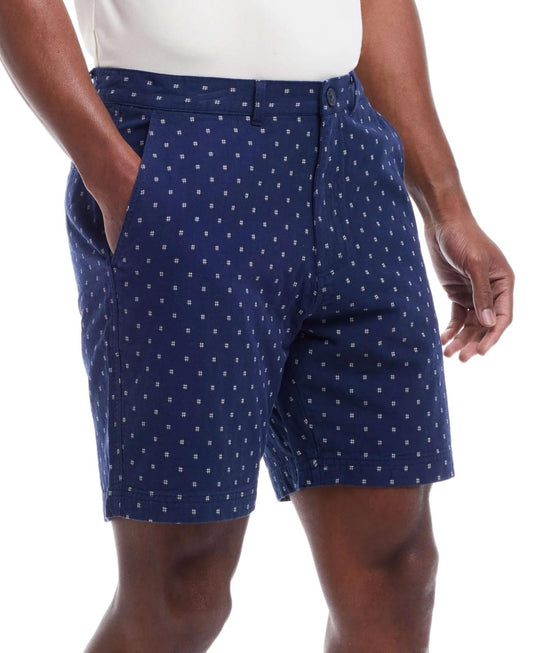 Translation missing: en.Vintage Cotton Dobby Shorts, Weatherproof Men's 8in Inseam-Size 32 Navy