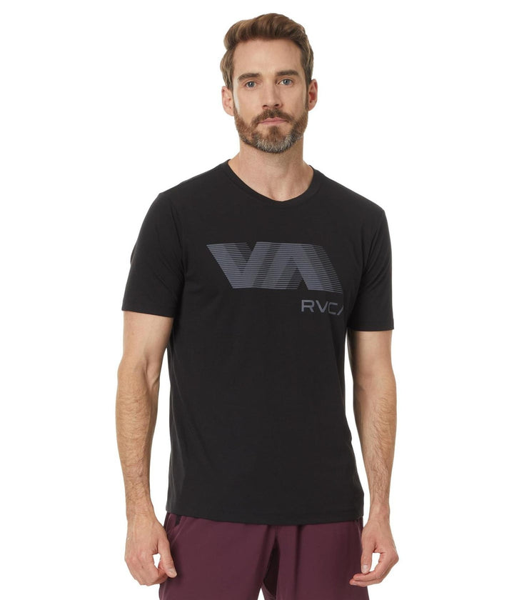 Translation missing: en.RVCA Men's VA Blur S/S Tee Shirt, Black 2,2XL