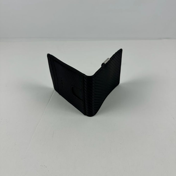 Translation missing: en.iTech Men's Bi-Fold Wallet &amp; Money Clip - Black 3" L x 1/4" W x 4" H