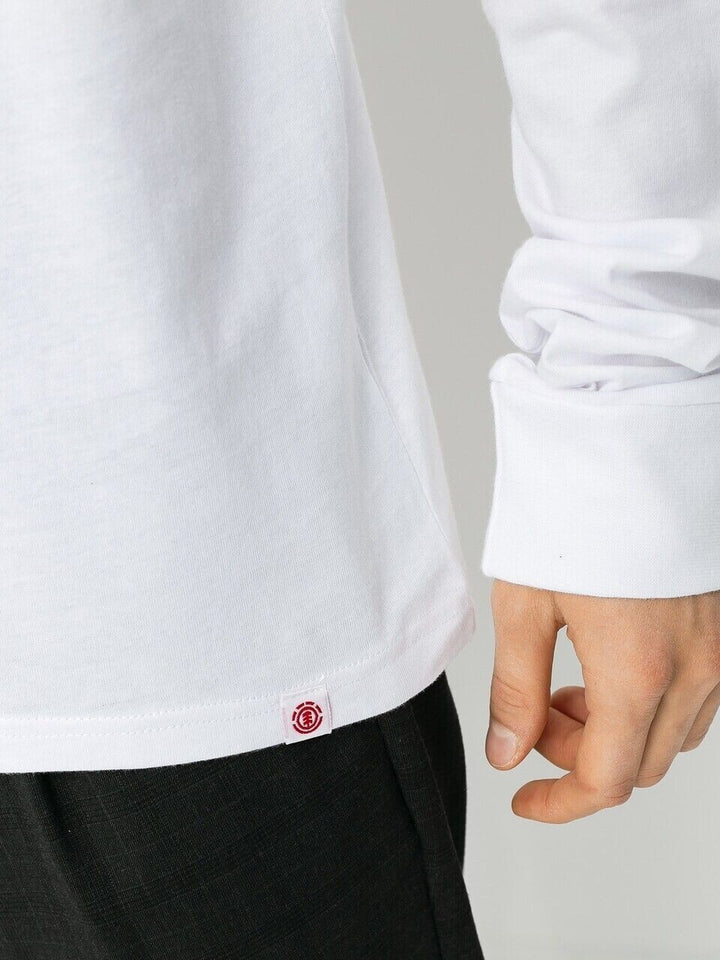 Translation missing: en.Element Men's Logel Long Sleeve T-Shirt in Optic White-Large
