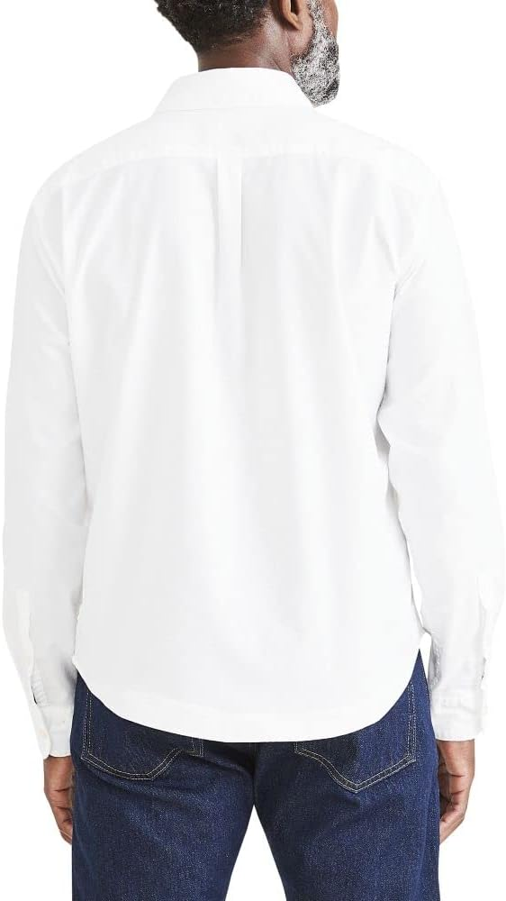 Translation missing: en.Dockers Men's Woven Oxford Shirt Lucent White Cotton Blend Stretch-2XL