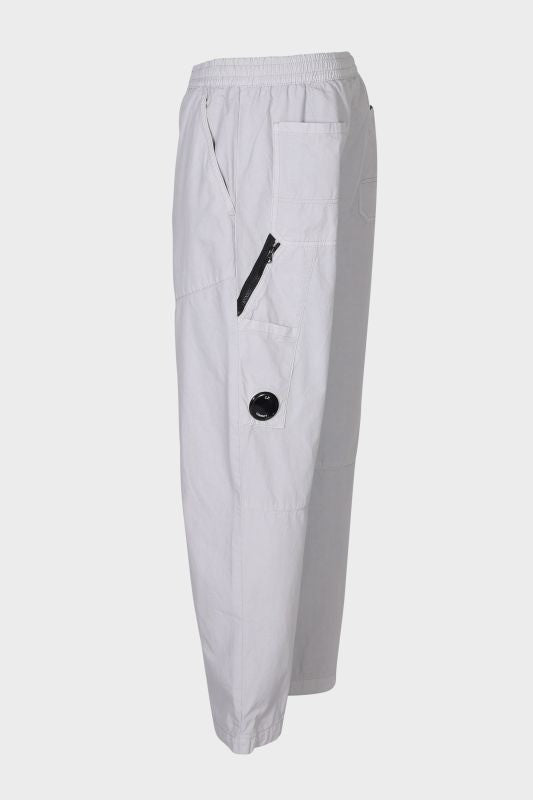 Translation missing: en.C.P. COMPANY Mens Loose Fit Worker Pant in Drizzle Grey- IT 48 US Medium 32-34