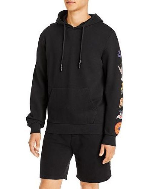 Translation missing: en.Eleven Paris Men's Space Jam: A New Legacy Print Hoodie in Black-Size Large