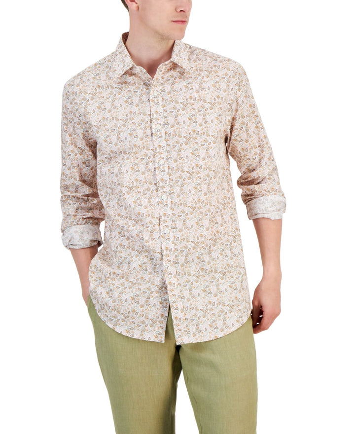 Translation missing: en.Club Room Men's Cotton Stretch Elevated Party Paisley Shirt Multicolor-Small