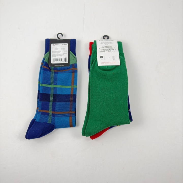 Translation missing: en.Hot Sox &amp; Club Room Mens 3 Pair Holiday Socks Assorted Colors-6.5-12.5