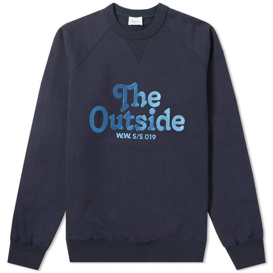 Translation missing: en.WOOD WOOD HESTER THE OUTSIDE SWEAT SHIRT NAVY-SIZE SMALL