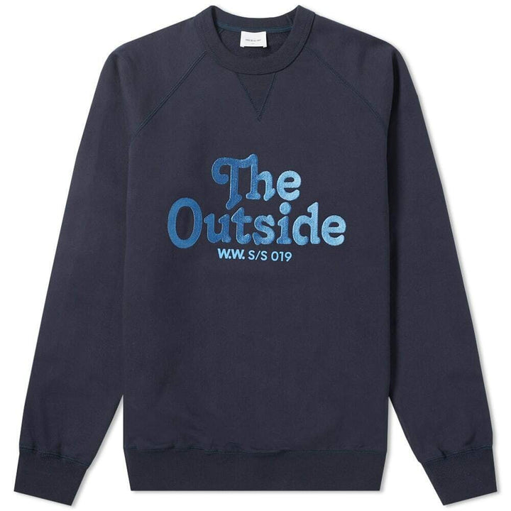 Translation missing: en.WOOD WOOD HESTER THE OUTSIDE SWEAT SHIRT NAVY-SIZE SMALL