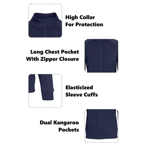 Translation missing: en.Blue Ice Men's 2pc Track Suit Size Medium Navy Top &amp; Bottom Moisture Wicking